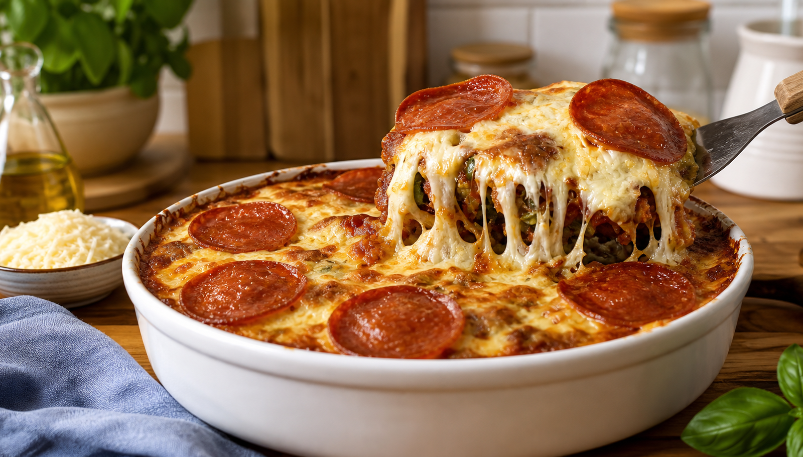 Crustless Pizza Bowl Recipe – A Low-Carb Delight