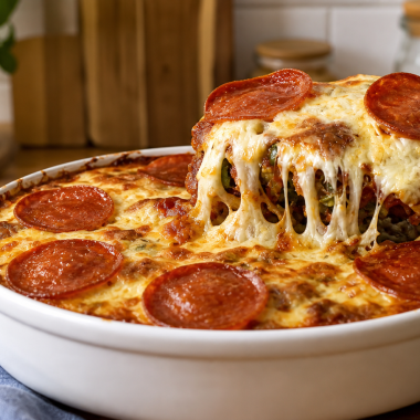 Crustless Pizza Bowl Recipe – A Low-Carb Delight