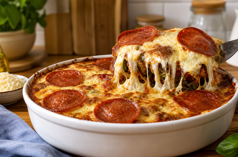 Crustless Pizza Bowl Recipe – A Low-Carb Delight