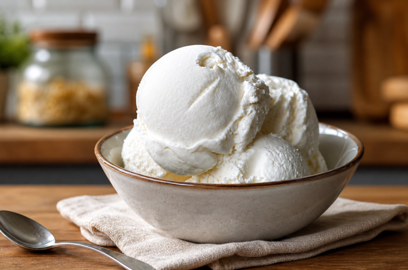 Homemade Coconut Protein Ice Cream (Ninja Creami Friendly!)