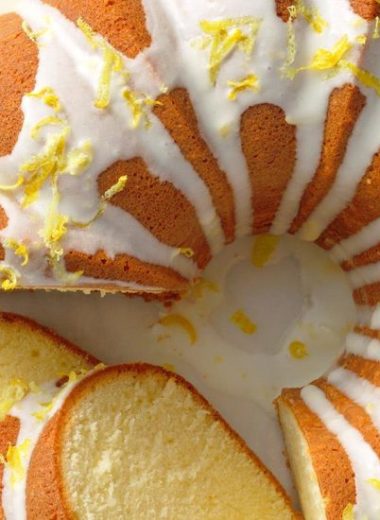 Lemon Ricotta Bundt Cake — Light and Fluffy