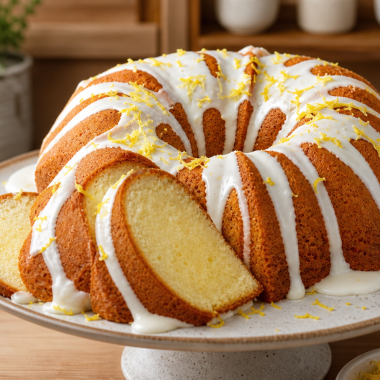 Lemon Ricotta Bundt Cake — Light and Fluffy