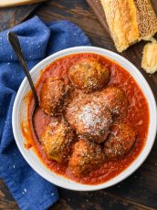 Italian Meatball Spaghetti in Rich Tomato Sauce