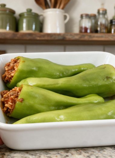 Stuffed Cubanelle Peppers