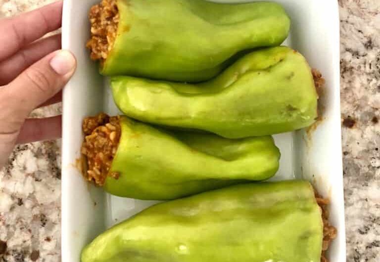Stuffed Cubanelle Peppers