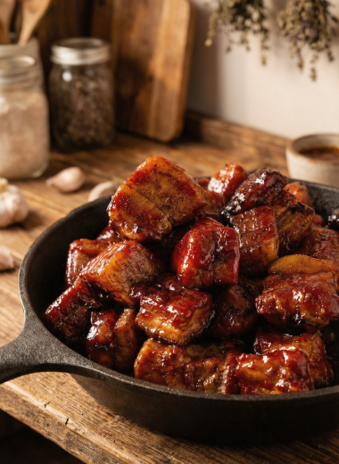 Sweet & Smoky Pork Belly Burnt Ends Recipe
