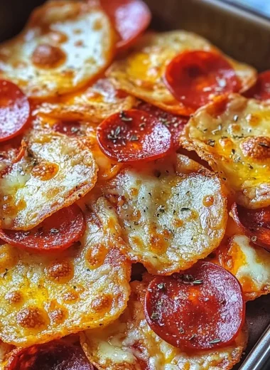 Crispy 2-Ingredient Air Fryer Pizza Chips
