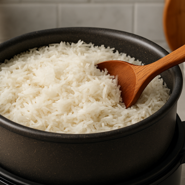 Air Fryer Fluffy Rice