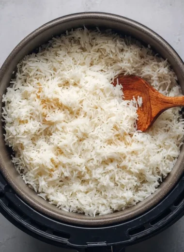 Air Fryer Fluffy Rice