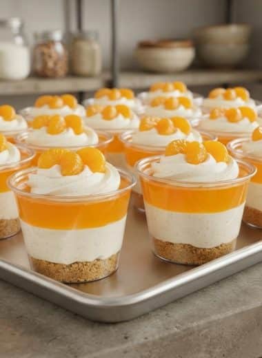 Jello Cheesecake Cups – Colorful Layered Dessert in Cups