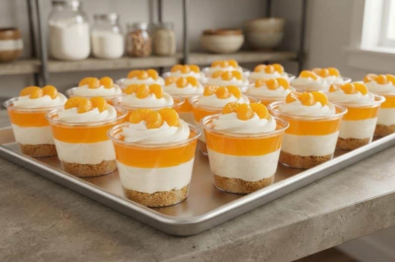 Jello Cheesecake Cups – Colorful Layered Dessert in Cups