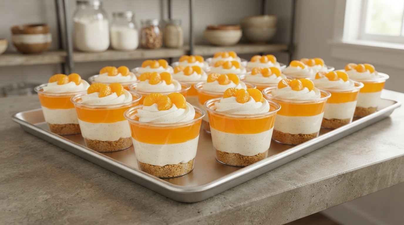 Jello Cheesecake Cups – Colorful Layered Dessert in Cups