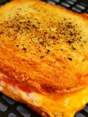 Air Fryer Grilled Ham and Cheese