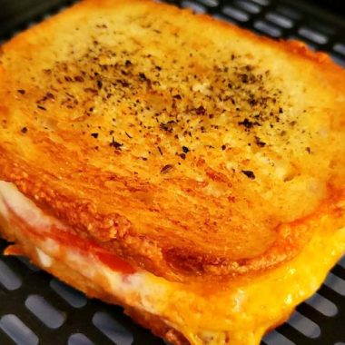 Air Fryer Grilled Ham and Cheese