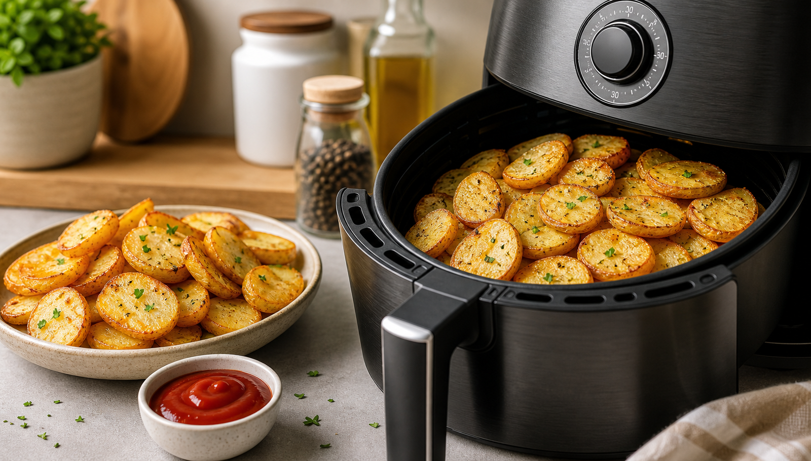Air Fryer Potato Slices