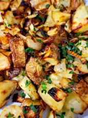 Air Fryer Potatoes and Onions
