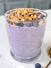 High-Protein Instant Blueberry Chia Pudding