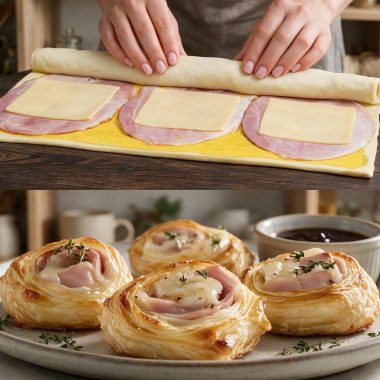 Ham and Cheese Puff Pastry