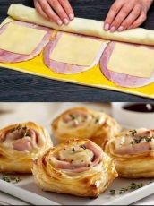Ham and Cheese Puff Pastry