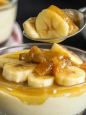 Homemade Banana Foster Pudding