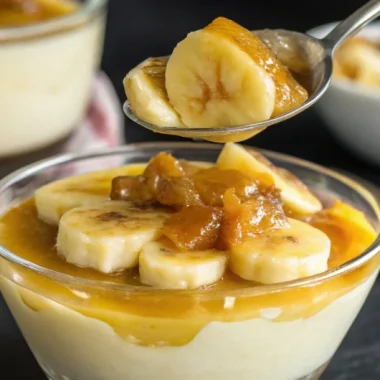 Homemade Banana Foster Pudding