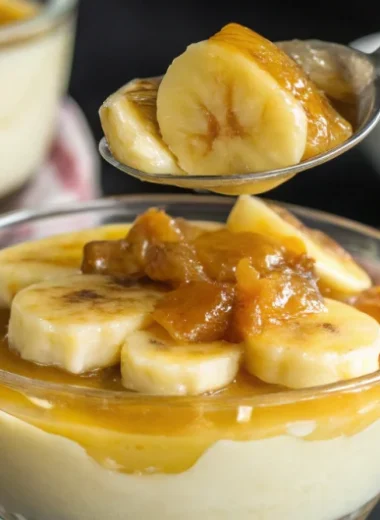 Homemade Banana Foster Pudding