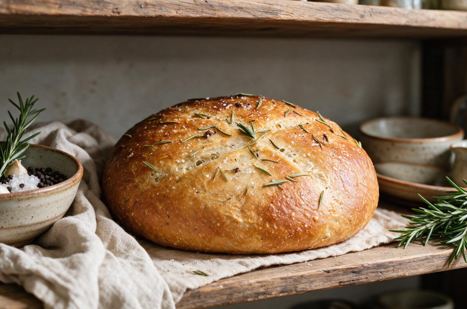 Homemade Rosemary Garlic Bread