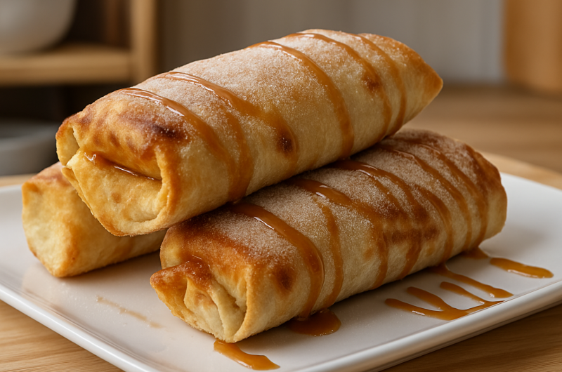 Air Fryer Apple Pie Taquitos