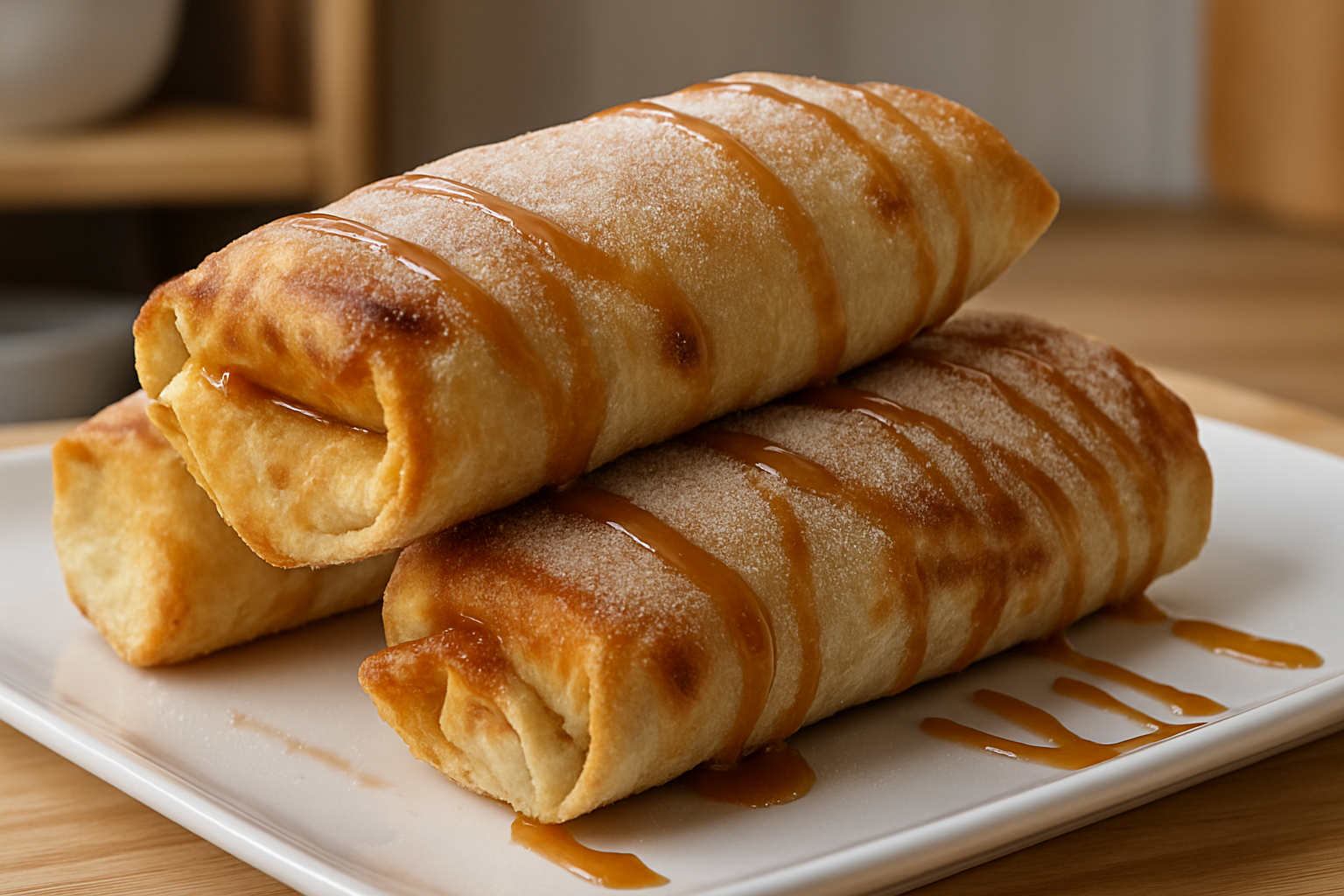 Air Fryer Apple Pie Taquitos