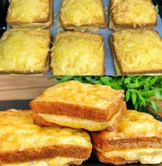 Crispy Air Fryer Cheddar Cheese Toast