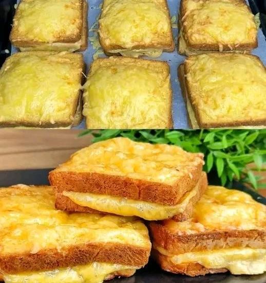 Crispy Air Fryer Cheddar Cheese Toast