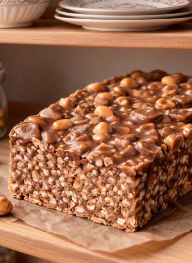No-Bake Chocolate Peanut Butter Crunch Bars