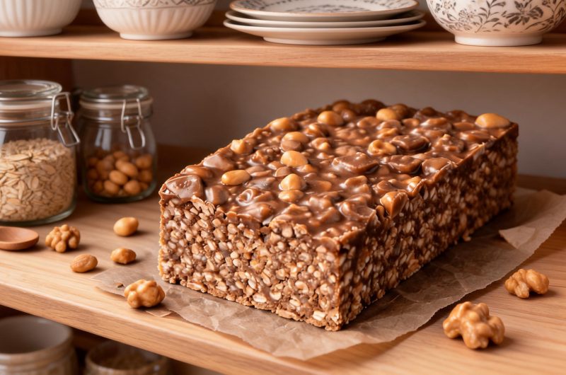 No-Bake Chocolate Peanut Butter Crunch Bars