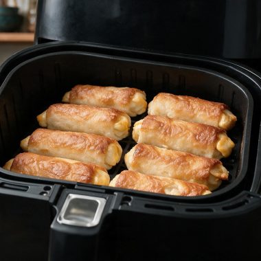 Crispy Air Fryer Cheese Bread Rolls