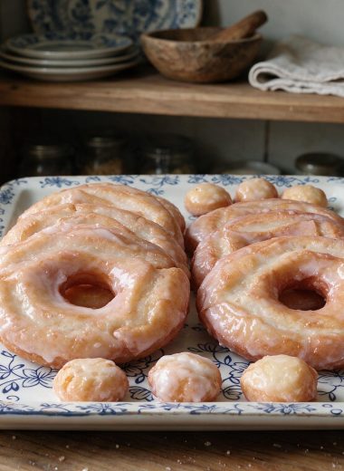 Soft & Fluffy Sourdough Glazed Donuts