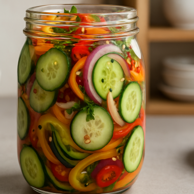 Anti-Inflammatory Pickled Cucumbers