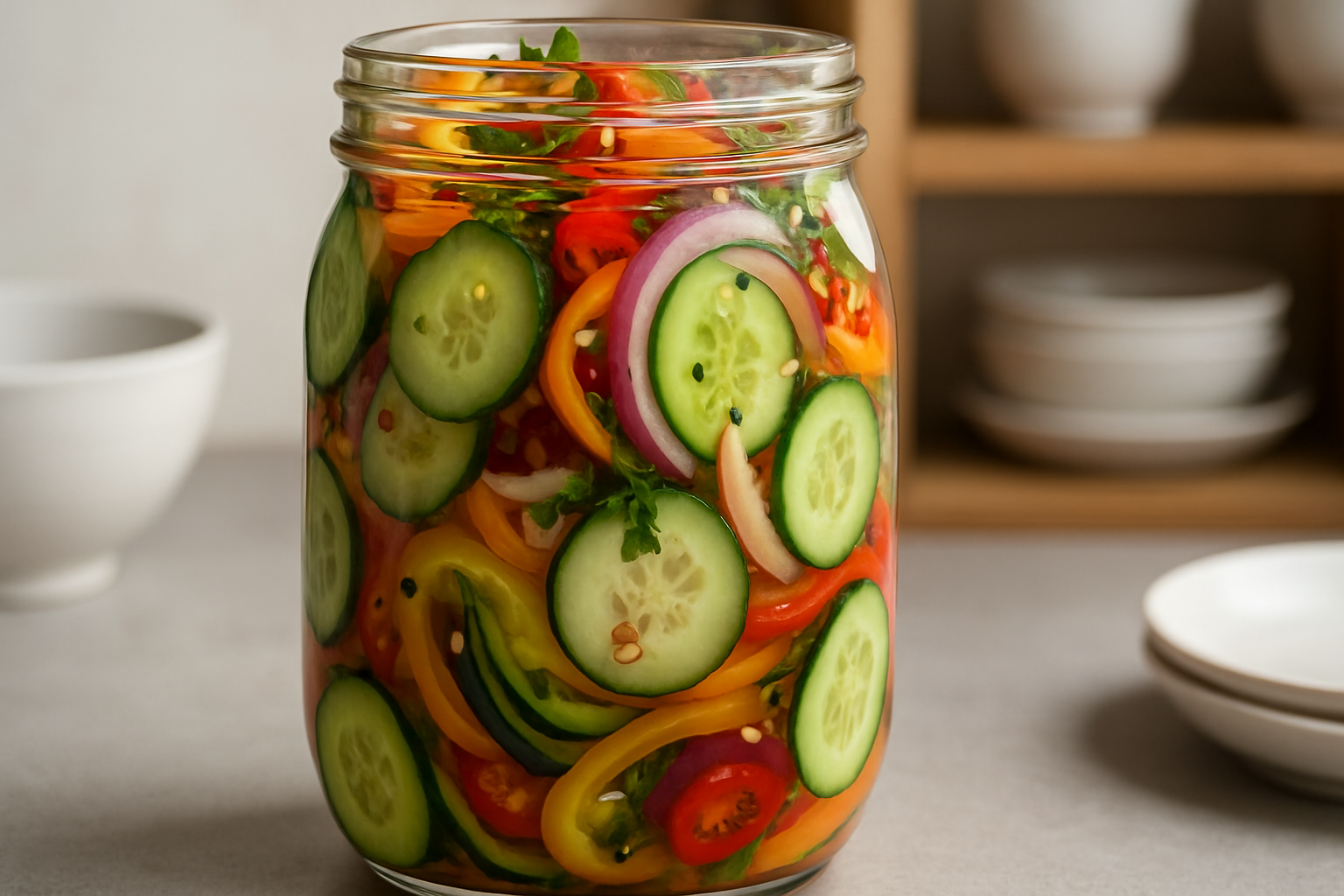 Anti-Inflammatory Pickled Cucumbers