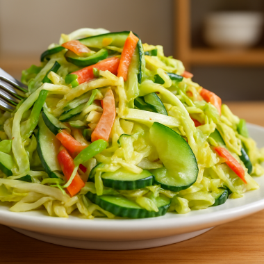 Fresh Crunchy Cucumber Slim Salad
