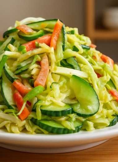 Fresh Crunchy Cucumber Slim Salad