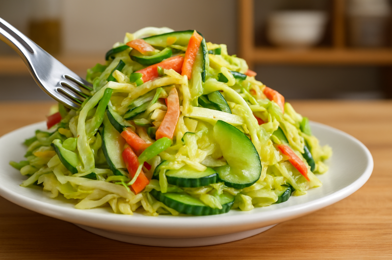 Fresh Crunchy Cucumber Slim Salad