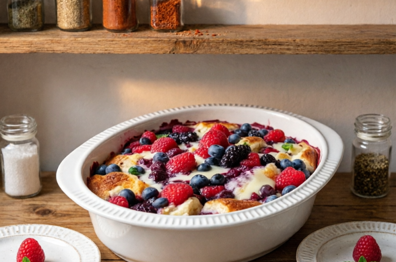 High Protein Triple Berry Breakfast Bake.png