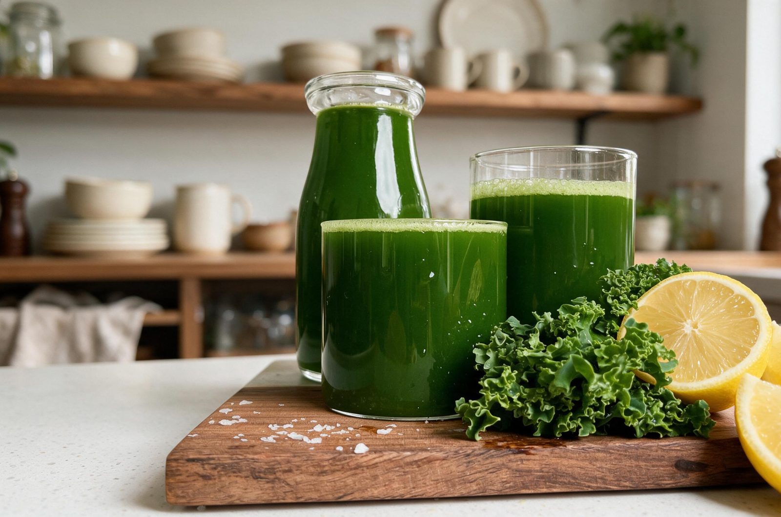 Homemade Fresh Green Juice
