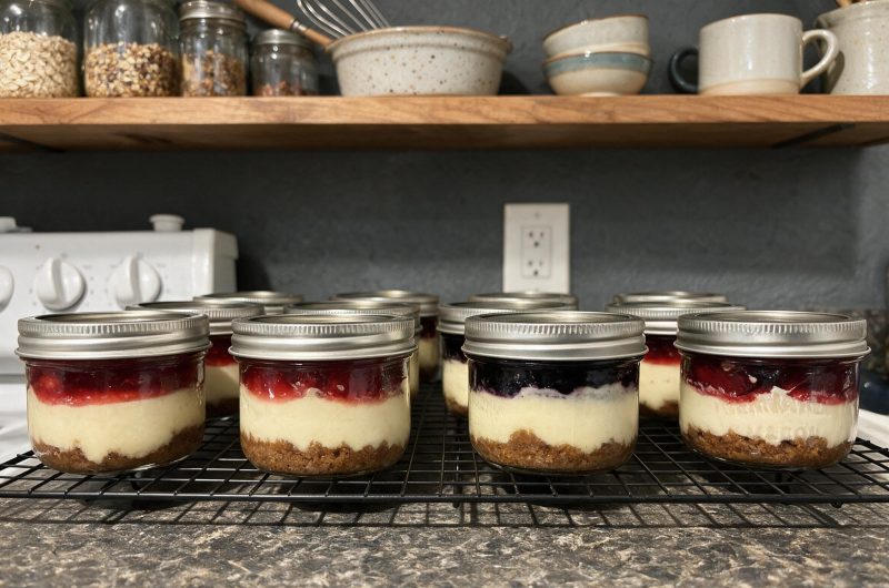Dreamy Rhubarb Cheesecake Dessert Cups
