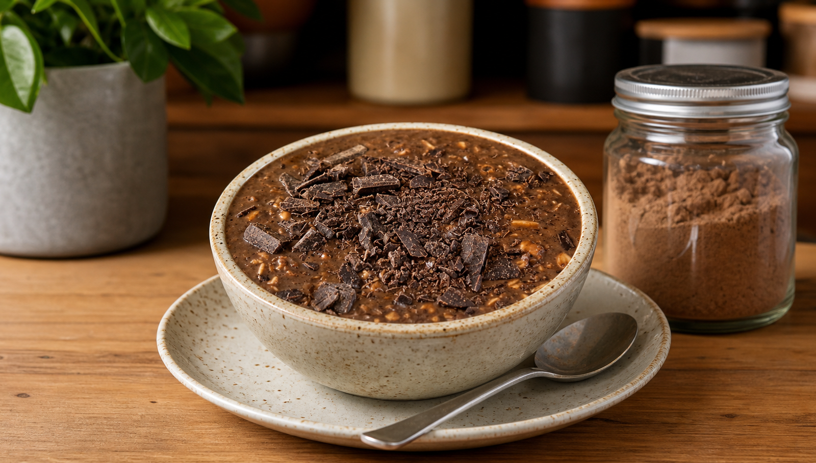Triple Chocolate Overnight Oats
