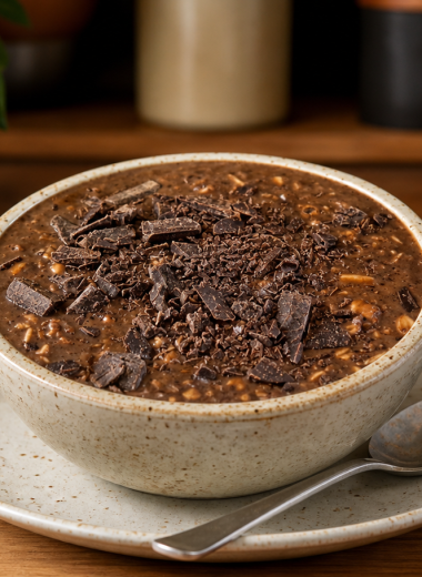 Triple Chocolate Overnight Oats
