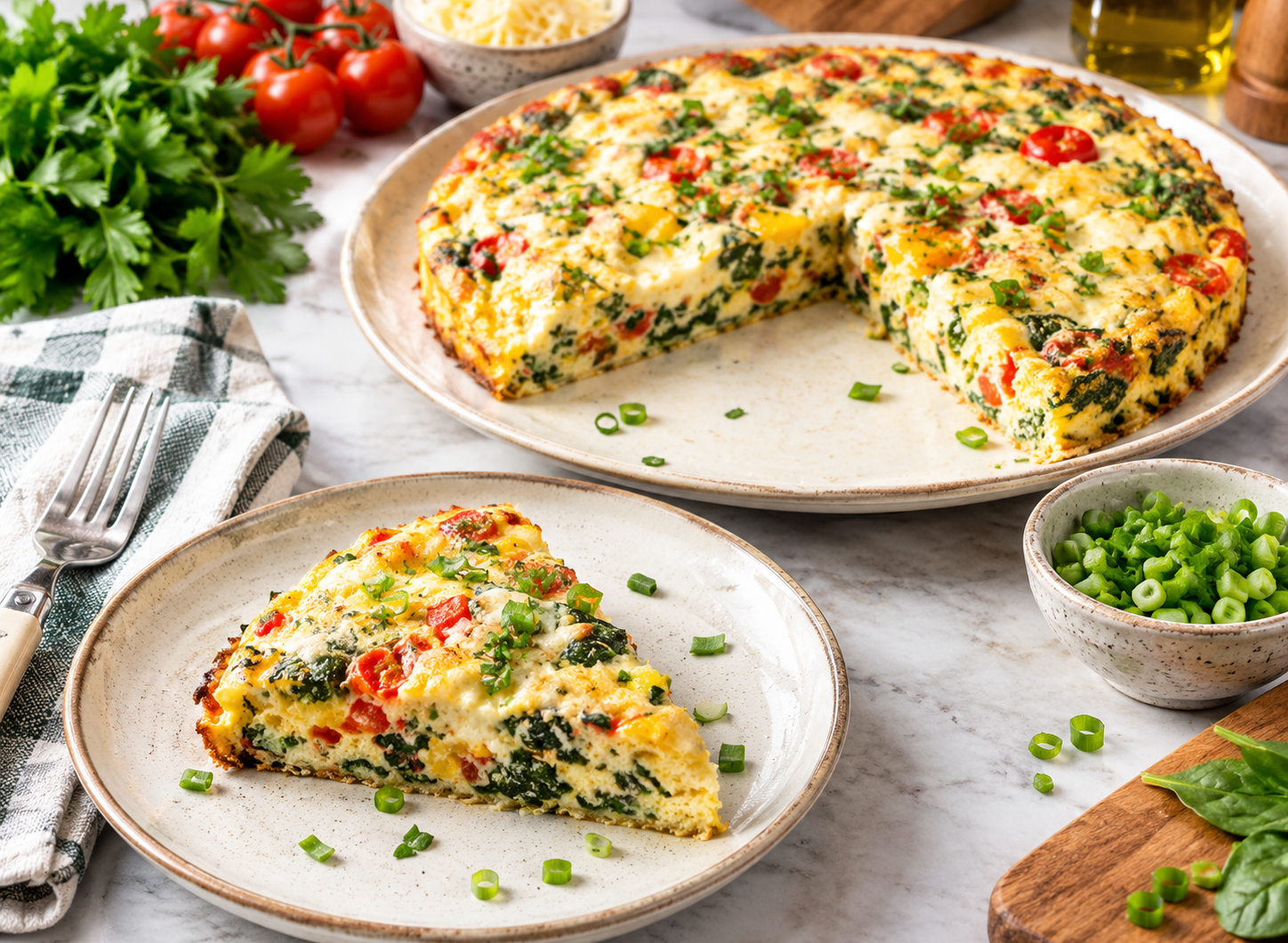 Healthy Egg White Frittata