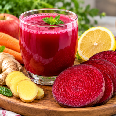 Homemade Beetroot Apple Carrot Juice