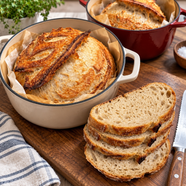 Lower Hydration Sourdough Bread Recipe