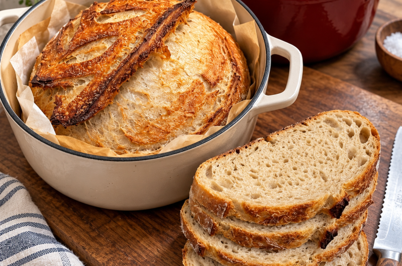 Lower Hydration Sourdough Bread Recipe