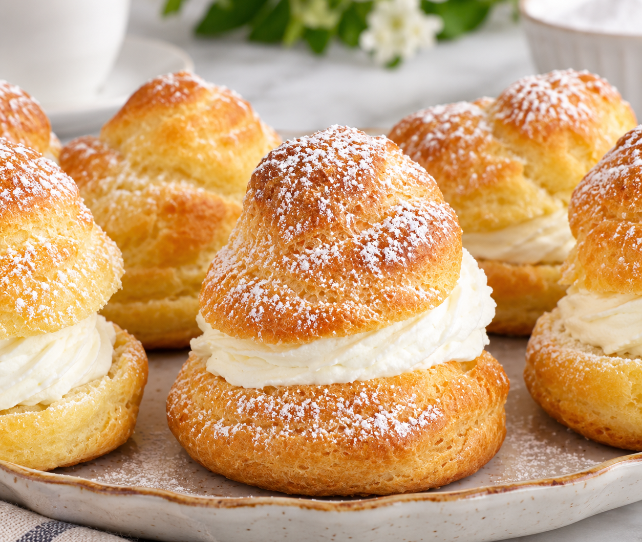 Sourdough Cream Puffs